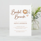 ウェディングシャワーのコーヒー招待状 招待状 (スタンド正面)