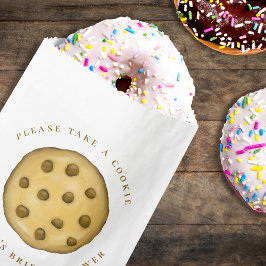 ウェディングシャワーのシンプルなお菓子プレゼント フェイバーバッグ