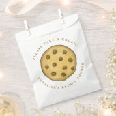 ウェディングシャワーのシンプルなお菓子プレゼント フェイバーバッグ (クリップ留めされた状態)