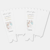 ウェディングシャワーのドレスにお名前を ありがとう フェイバーボックス (見開き)