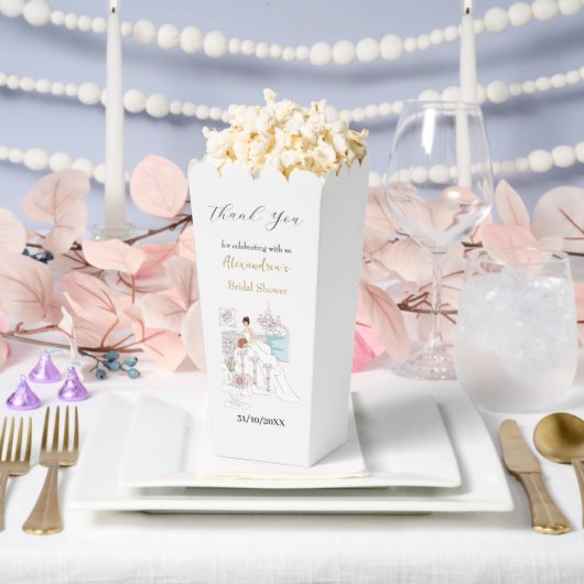 ウェディングシャワーのドレスにお名前を ありがとう フェイバーボックス (ウェディング)