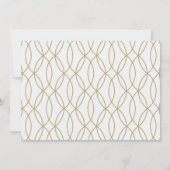 ウェディングシャワーのドレスにお誘い 招待状 (裏面)