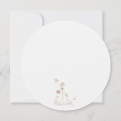 ウェディングシャワーのドレスをカスタマイズしよう お礼 サンキューカード (裏面)