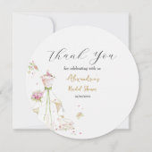 ウェディングシャワーのドレスをカスタマイズしよう お礼 サンキューカード (正面)