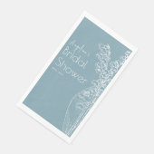 ウェディングシャワーのパーティー用ナプキン (コーナー)