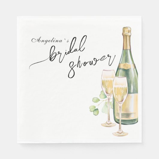 ウェディングシャワーのパーティー用ナプキン スタンダードランチョンナプキン (正面)