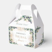ウェディングシャワーのユーカリグリッターお礼 フェイバーボックス (裏面サイド)