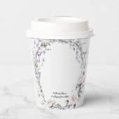 ウェディングシャワーの使い捨てコップ 紙コップ (裏面)