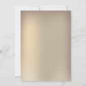 ウェディングシャワーの冬の雪の結晶の招待状 招待状 (裏面)