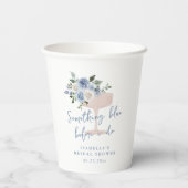 ウェディングシャワーの前にブルーな何か 紙コップ (裏面)