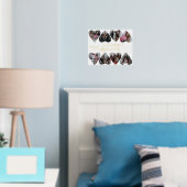 ウェディングシャワーの台本、愛のウェディング記念ギフト 箔ポスター (インサイチュ (寝室))