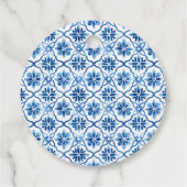 ウェディングシャワーの夏のレモン フェイバータグ (裏面)