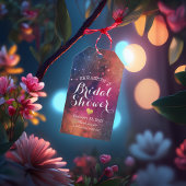 ウェディングシャワーの感謝を伝えるギャラクシー・スターリー・コンステレーション ギフトタグ