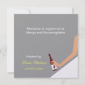 ウェディングシャワーの招待状 招待状 (裏面)