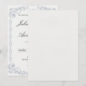 ウェディングシャワーの招待状 招待状 (正面/裏面)