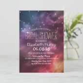 ウェディングシャワーの美しい星 ネビュラ 星座たち 招待状 (スタンド正面)