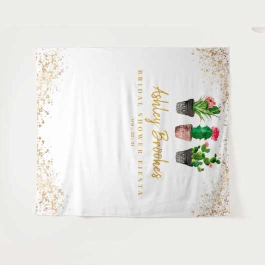 ウェディングシャワーの背景, フォトブース タペストリー (正面(横))