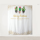 ウェディングシャワーの背景, フォトブース タペストリー (正面)