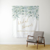 ウェディングシャワーの背景 - ユーカリの葉 タペストリー (インサイチュ)