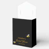 ウェディングシャワーの黒いハチミツと蜂の感謝 フェイバーボックス (オープン)