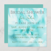 ウェディングシャワーまたはイベントのカスタマイズ可能な招待状 招待状 (正面/裏面)