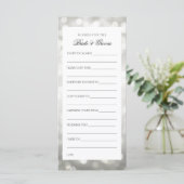 ウェディングシャワーウィズシルバーグリッターライト (スタンド正面)