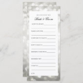 ウェディングシャワーウィズシルバーグリッターライト (正面/裏面)