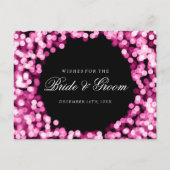ウェディングシャワーウィズピンクスパークリー アドバイスカード (裏面)