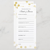 ウェディングシャワーウィズフェイクゴールドフォイルグリッターライト (正面/裏面)