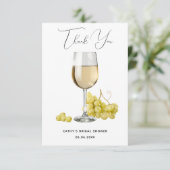ウェディングシャワークリーム ヴィンテージワイン試飲プロモーション サンキューカード (スタンド正面)