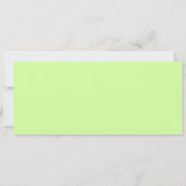 ウェディングシャワーグリーン招待状リリーオブザバレー 招待状 (裏面)