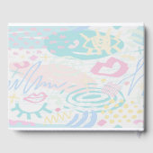 ウェディングシャワーゲストブック（ピンク） ゲストブック (裏面)