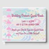 ウェディングシャワーゲストブック（ピンク） ゲストブック (正面)