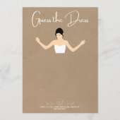 ウェディングシャワーゲームカード 招待状 (正面)