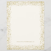 ウェディングシャワーゲームサイン - 8.5x11 チラシ (裏面)