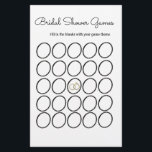 ウェディングシャワーゲーム用オンブレ円形テンプレートフライヤー チラシ<br><div class="desc">ウェディングシャワー用ビンゴテーマゲームテンプレート</div>