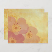 ウェディングシャワーサンキューカードアジア影響 サンキューカード (正面/裏面)