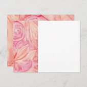 ウェディングシャワーサンキューカード生花 サンキューカード (正面/裏面)