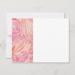 ウェディングシャワーサンキューカード生花 サンキューカード