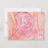 ウェディングシャワーサンキューカード生花 サンキューカード (裏面)