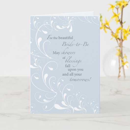 ウェディングシャワースワールズ おめでとうございます カード (黄色い花)