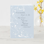 ウェディングシャワースワールズ おめでとう カード (黄色い花)