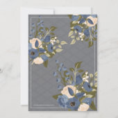 ウェディングシャワーティーの招待状, ティーパーティー 招待状 (裏面)