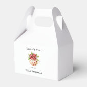 ウェディングシャワーティーパーティー フェイバーボックス (裏面サイド)