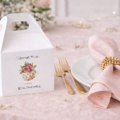 ウェディングシャワーティーパーティー フェイバーボックス