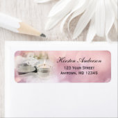 ウェディングシャワーティー | ピンクボケ アドレスラベル ラベル (インサイチュ)