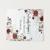 ウェディングシャワーバナー生地サインタペストリー タペストリー (正面(横))