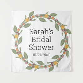 ウェディングシャワーパーソナライズされたタペストリー タペストリー