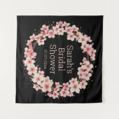 ウェディングシャワーパーソナライズされたタペストリー タペストリー (正面(横))