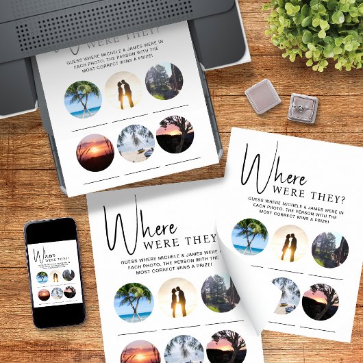 ウェディングシャワーパーティーゲーム ポスター